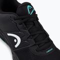 Vyriški teniso batai HEAD Revolt Court black/teal 10