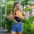 Maža rankinė ant peties Ticket To The Moon Upcycled Sling black 12