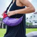Maža rankinė ant peties Ticket To The Moon Upcycled Sling purple/burgundy 3
