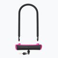 Dviračio užraktas OnGuard Neon 8154PN U-Lock black/pink 2