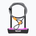 Dviračio užraktas OnGuard Neon 8154PN U-Lock black/pink