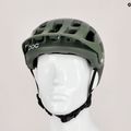 POC Tectal epidote green metallic/matinis dviratininko šalmas 9