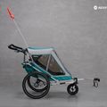Qeridoo Speedkid2 dvivietė dviračių priekaba mėlyna Q-SK2-21-P 14