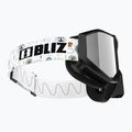 Vaikiški slidinėjimo akiniai Bliz Liner Jr black white logo/brown&silver mirror 4