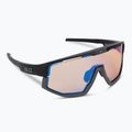 Bliz Vision Nano Optics Nordic Light S2 matiniai juodi/šviesiai koraliniai/oranžiniai mėlyni kelių dviračių akiniai 2