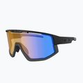 Bliz Vision Nano Optics Nordic Light S2 matiniai juodi/šviesiai koraliniai/oranžiniai mėlyni kelių dviračių akiniai 4