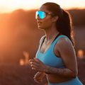 Bliz Hero Nano Optics Nordic Light S2 dviratininkų akiniai matiniai juodi/šviesūs begonijos/violetiniai mėlyni multi 9