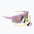 Akiniai nuo saulės Bliz Fusion matt pastel purple yellow logo/brown pink multi
