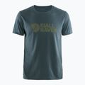 Vyriški trekingo marškinėliai Fjällräven Logo navy blue F87310