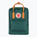 Turistinė kuprinė Fjällräven Kanken 16 l arctic green/spicy orange