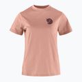 Moteriški žygio marškinėliai Fjällräven Fox Boxy Logo dusty rose