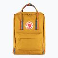 Miesto kuprinė Fjällräven Kanken Rainbow 16 l ochre/rainbow pattern