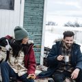 Vyriški marškiniai Fjällräven Singi Heavy Flannel black/deep forest 3
