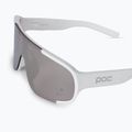 POC Aspire hydrogen white/clarity road silver dviračių akiniai 5