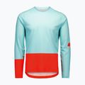 Vyriški dviračių marškinėliai ilgomis rankovėmis POC Motion Air Jersey lazurite blue/carnelian orange 5