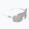 Saulės akiniai POC Devour Mid hydrogen white/clarity road/sunny silver 2