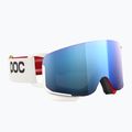 Slidinėjimo akiniai POC Nexal Mid red/white/partly sunny blue