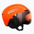Vaikiškas slidinėjimo šalmas POC POCito Obex Visor S2 Jr fluorescent orange