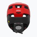 Dviračio šalmas POC Otocon Race MIPS prismane red matt/uranium black matt 4