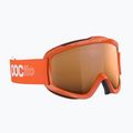 Vaikiški slidinėjimo akiniai POC POCito Iris fluorescent orange/partly sunny light orange