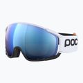 POC Zonula Race hydrogen balti/juodi/iš dalies mėlyni slidinėjimo akiniai