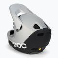 POC Coron Air MIPS dviratininko šalmas argentito sidabro/uranio juodos matinis 4