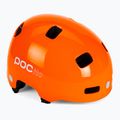 Vaikiškas dviratininko šalmas POC POCito Crane MIPS fluorescencinės oranžinės spalvos