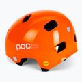 Vaikiškas dviratininko šalmas POC POCito Crane MIPS fluorescencinės oranžinės spalvos 3