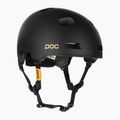 MTB dviračių šalmas POC Crane MIPS Fabio Ed. uranium black matt/gold