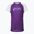 POC Essential MTB vaikiški dviratininkų marškinėliai sapphire purple/hydrogen white