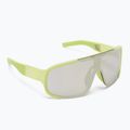 POC Aspire lemon calcite translucent/clarity define silver dviračių akiniai