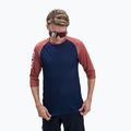 Vyriški POC MTB Pure 3/4 turmaline navy/himalajų druskos dviratininkų marškinėliai