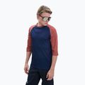 Vyriški POC MTB Pure 3/4 turmaline navy/himalajų druskos dviratininkų marškinėliai 2