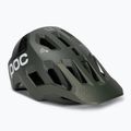 POC Kortal Race MIPS dviratininko šalmas epidote green/urano juoda metallic/matt