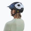 POC Axion Race MIPS dviratininko šalmas uranium black matt/hydrogen white 9