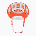 POC Ventral Tempus MIPS fluorescencinės oranžinės spalvos avip dviračių šalmas 3