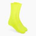 POC Fluo Sock Mid fluorescencinės geltonos/žalios spalvos dviratininko kojinės