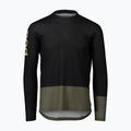 Vyriška POC MTB Pure uranium black/epidote green dviratininkų ilgomis rankovėmis