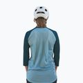 Moteriški dviratininkų marškinėliai POC MTB Pure 3/4 lt dioptase blue/dioptase blue 2