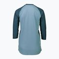 Moteriški dviratininkų marškinėliai POC MTB Pure 3/4 lt dioptase blue/dioptase blue 6