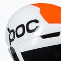 POC Obex BC MIPS slidinėjimo šalmas hydrogen white/fluorescent orange avip 7