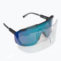POC Devour uranium black/grey/deep green mirror dviratininkų akiniai 6