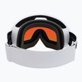 POC Fovea Mid Clarity hydrogen white/spectris orange slidinėjimo akiniai 3