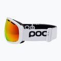 POC Fovea Mid Clarity hydrogen white/spectris orange slidinėjimo akiniai 4