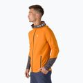 Vyriškas džemperis Peak Performance Rider Zip Hood trekking džemperis oranžinis G77244100