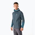 Vyriškas džemperis Peak Performance Rider Zip Hood su gobtuvu trekkingui mėlyna G77244110
