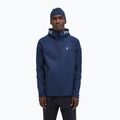 Vyriški džemperiai Peak Performance Rider Zip Hood su gobtuvu trekkingui tamsiai mėlyna G78833030