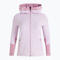 Moteriški džemperiai Peak Performance Rider Zip Hood trekkingui rožinės spalvos G78834070