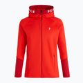 Vyriškas džemperis Peak Performance Rider Zip Hood su gobtuvu trekkingui raudona G78833010