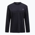 Vyriški marškinėliai ilgomis rankovėmis Peak Performance Trail Wool Blend black